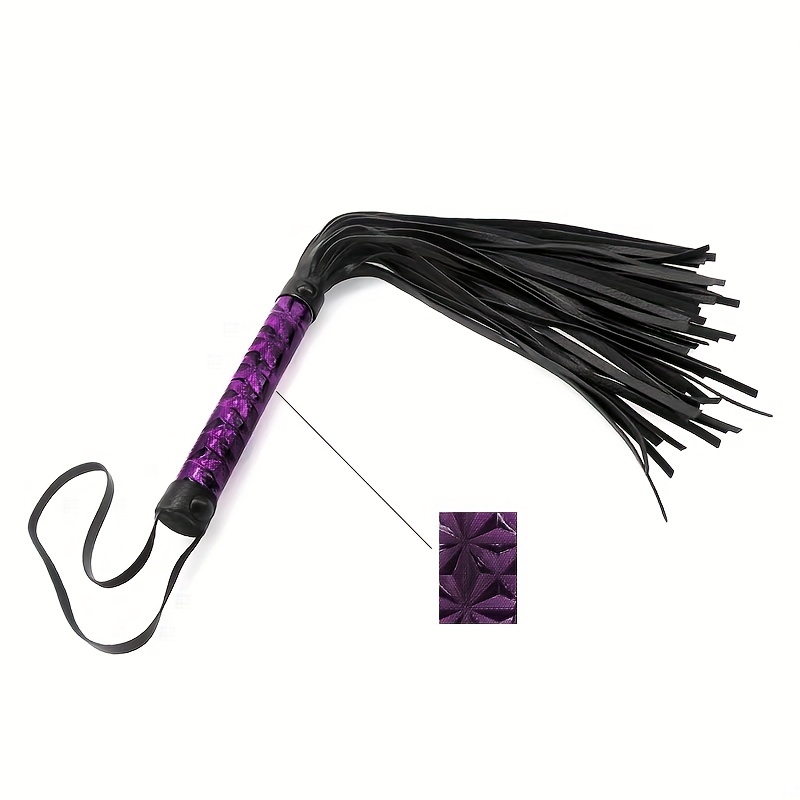 PU Leather Flogger Whip for Bondage Play